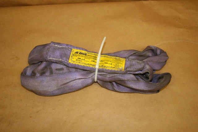 Amick Associates, Inc - 5ft Poly Flex Polyester Round Sling APF01E - 5,200 lbs