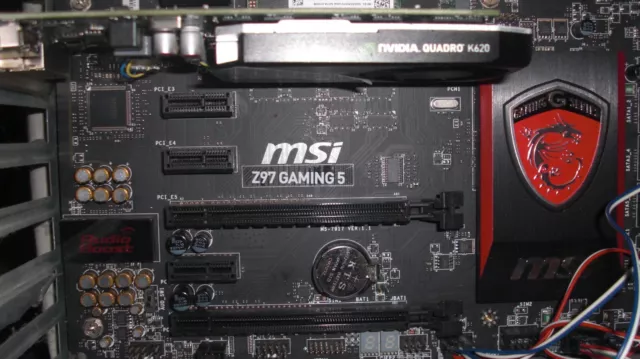 MSIz97 better than3.9GHz i7-4770K XeonE3 1275v3 M.2 512GBssd 16GB RAM K620 video