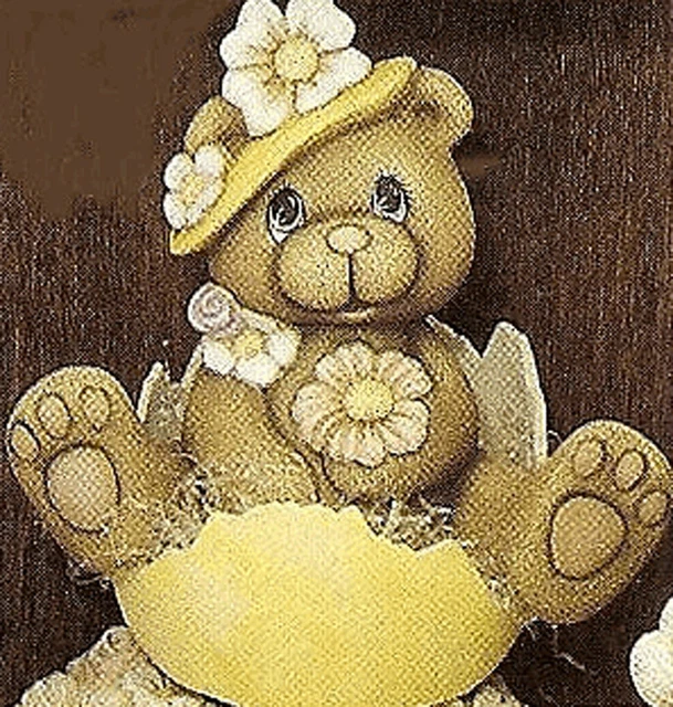 Ceramic Bisque~~  Ready to Paint~~ Bear/Cracked Egg/ Base new Smaller size