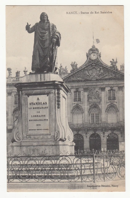 ***NANCY - Statue of the King Stanislas ***SD - CPA 1430