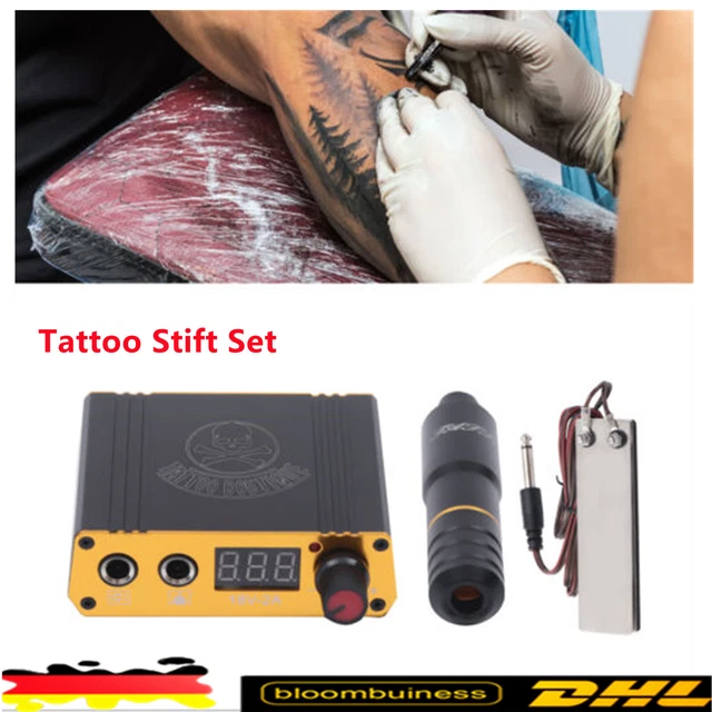 Juegos Completos de Tatuaje 40 Cartucho Tatuaje Agujas Principiante Rotary Tatuaje Máquinas