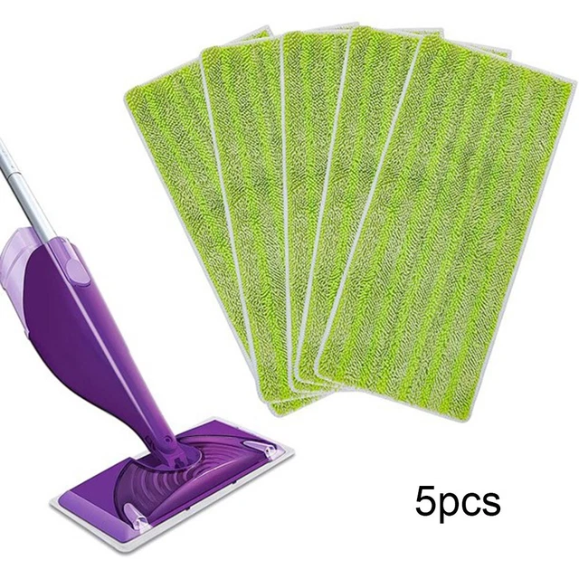 Set di ricariche a getto bagnato Swiffer eco-friendly di 5 pastiglie in microfibra riutilizzabili
