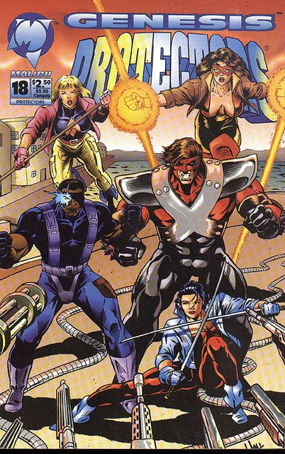 PROTECTORS (MALIBU) (1992 Series) #18 Near Mint Comics Book
