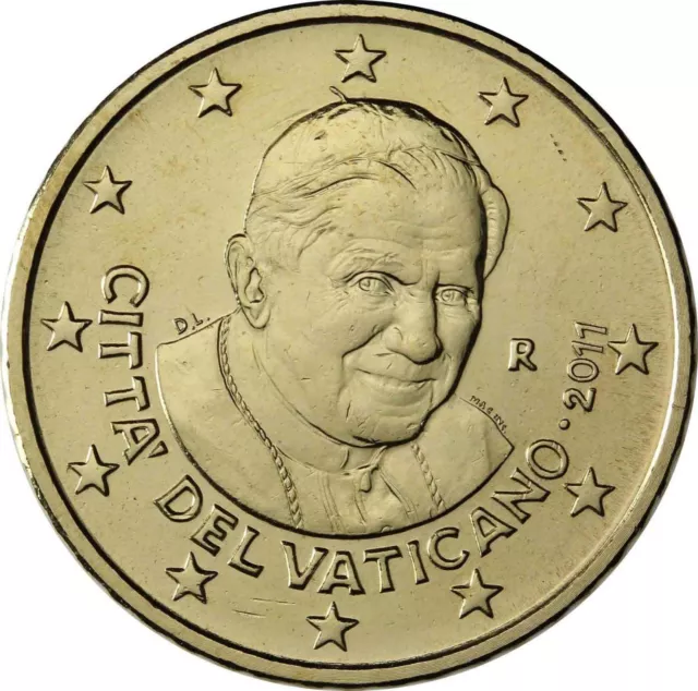 Vatikan 50 Cent 2011 Papst Benedikt XVI bankfrisch