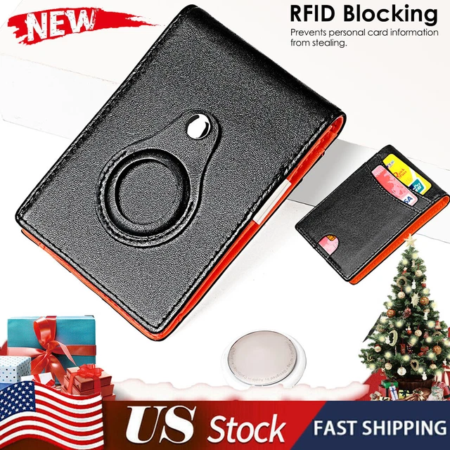 Men RFID Blocking Lock Slim Leather Wallet Secure Money Credit Card Holder Purse