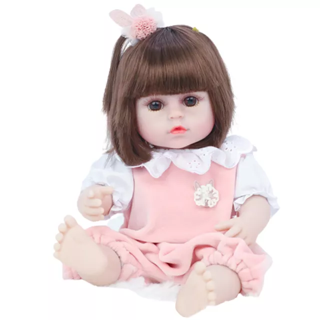 38cm Reborn Doll Lifelike Newborn Simulation Cute Baby Dolls Kids Toy (C) 2