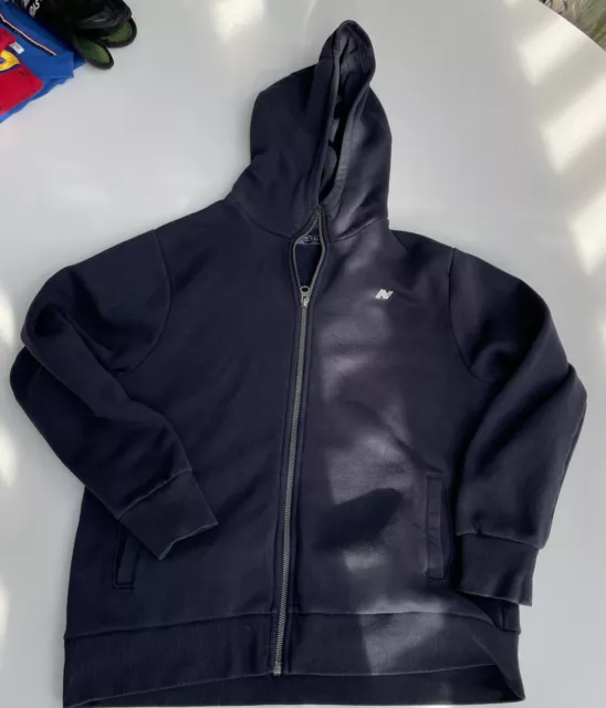 Boys Navy NEXT zip up hoodie age 12