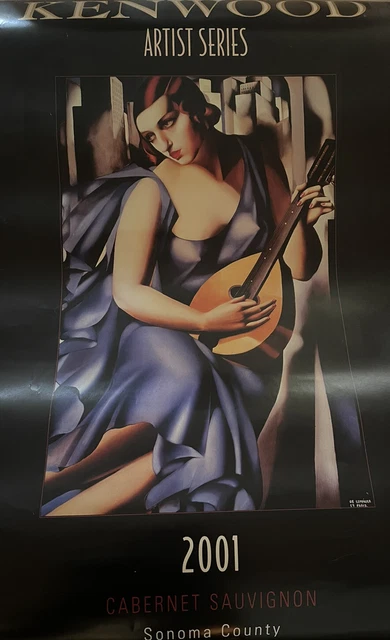 VTG Kenwood Artist Series Poster Cabernet Sauvignon Sonoma County 2001
