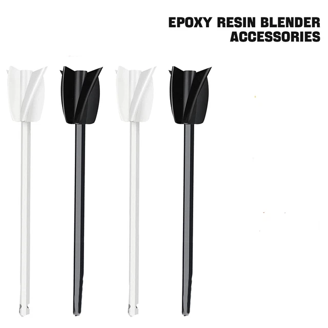 8Pcs Epoxy Mixer Attachment for Drill Reusable Paint Resin Mixer Paddle Rod