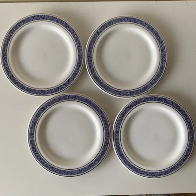 Set Of 4 British Airways Royal Doulton Side Plates 1st Class EC 1068