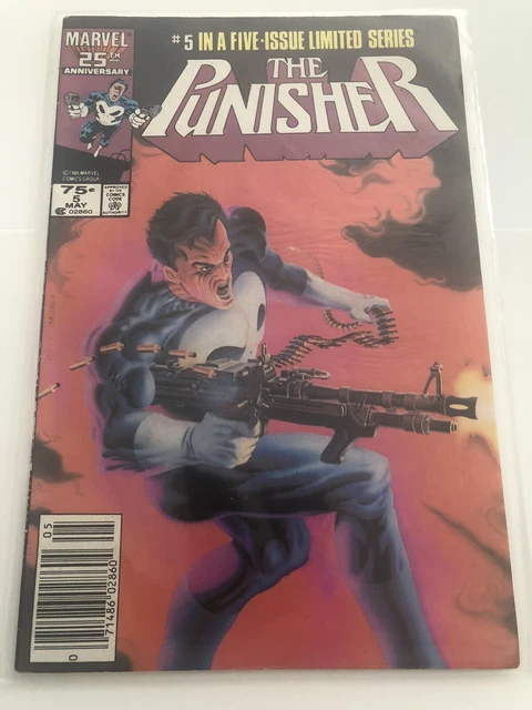 The Punisher Vol 1 #5 May 1986 Final Solution Part 2 Illustrated Marvel Comic