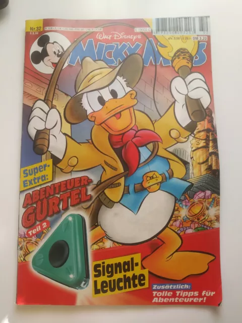 Micky Maus Heft Nr.32 von 1999 mit Beilage