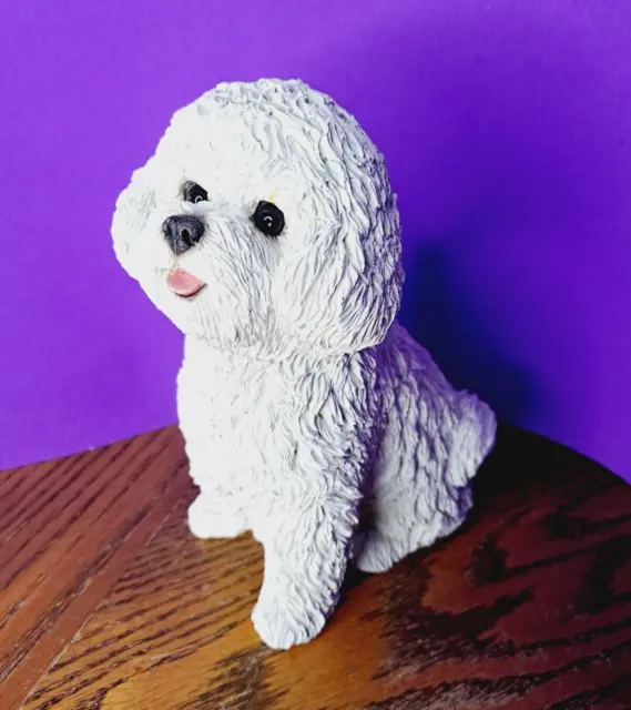 Bichon Frise Statue 8'' High