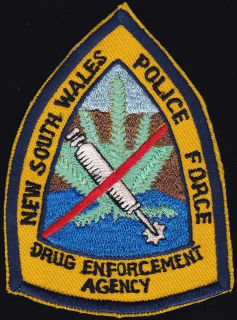 Australia New South Wales Drug Narcotic Enforcement Agency Police Patch S-8