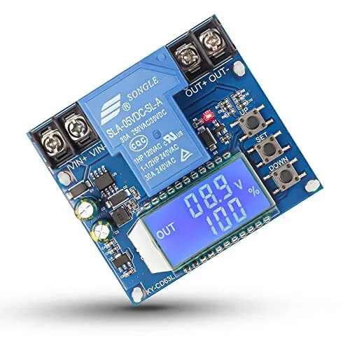 Low Voltage Disconnect Icstation DC 6V-60V Low Voltage Cutoff with LCD Displa...