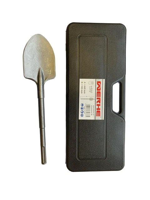 WERHE ® SDS Max Spitz Schaufelmeißel 105 x 440 mm SDS Max Aufnahme 18 mm