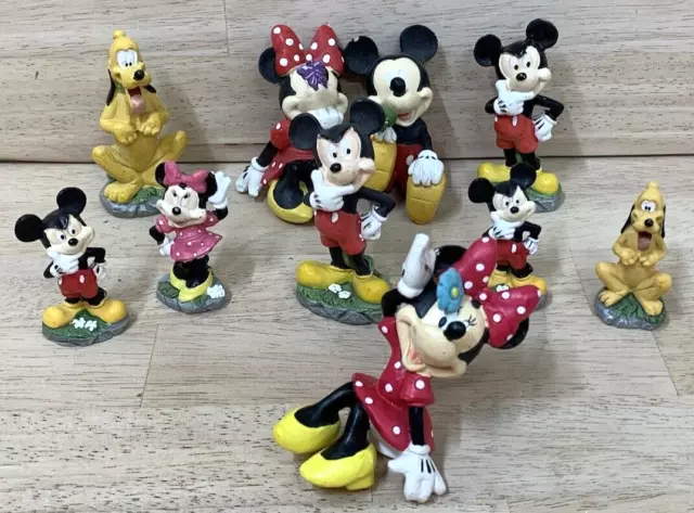 Vintage Mickey & Minny Mouse Disney Characters Hangers MIXED LOT OF 10