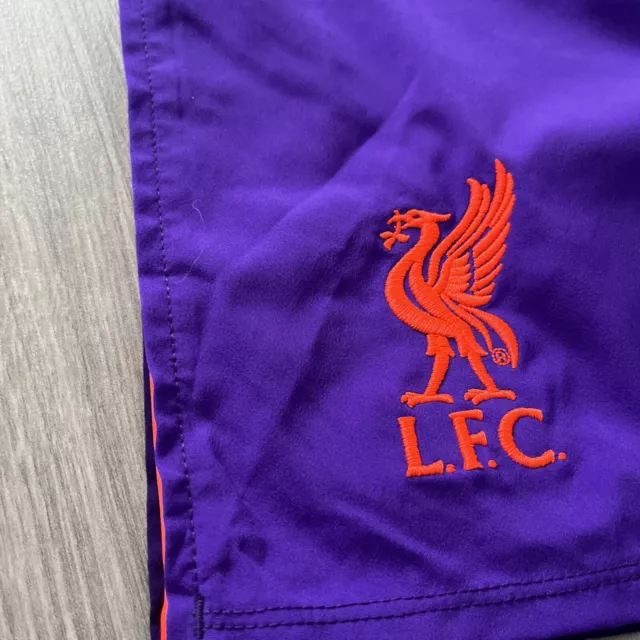 Liverpool FC NB 18/19 Season Mens Away Shorts Size L Purple Excellent Condition 3