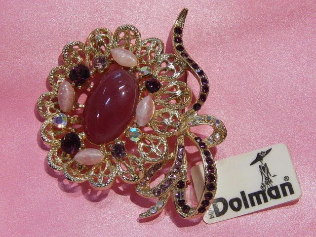 Nuova Moda Di Lusso Spilla Fiore Squiso Strass Intarsiato