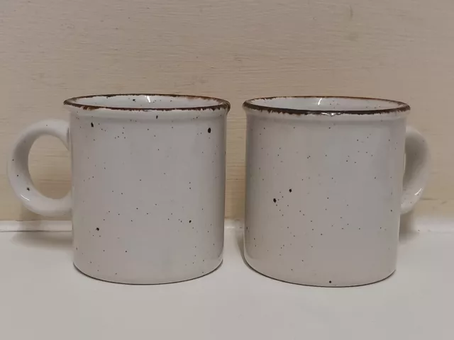 Retro 1970s/80s Midwinter Stonehenge Creation Design Pair of Small Cups 3
