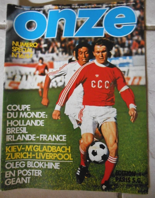 Magazine Onze N°65 – Foot, 1981, Très Bon état (sans Poster)
