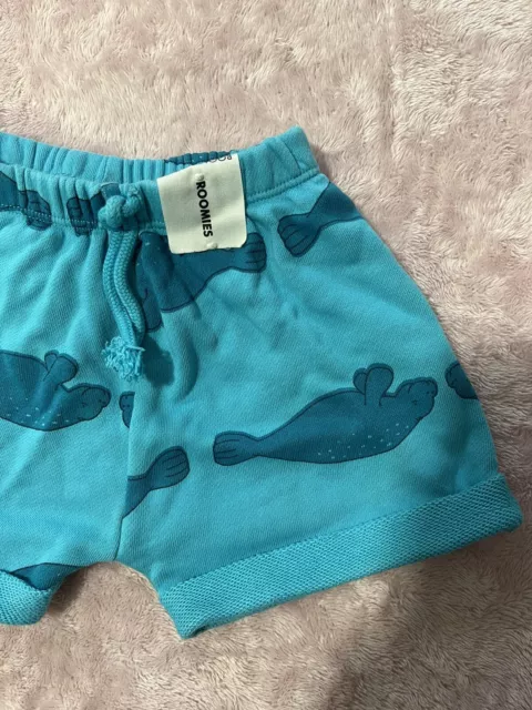 Bonds Roomies Blue Dugong Shorts Size 00