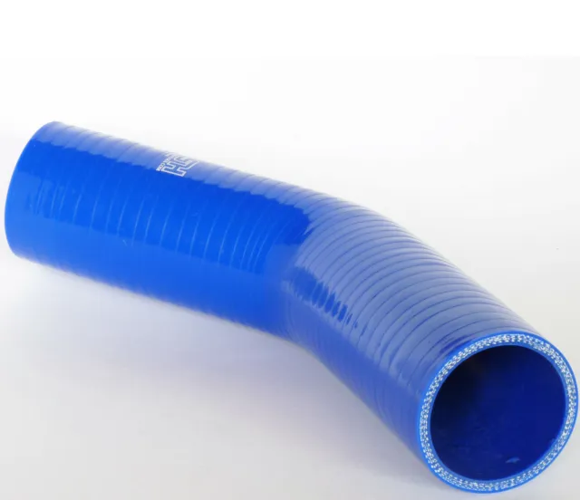 45 Gradi, Silikonbogen Id 13mm Tubo IN Silicone Arco Llk Turbo Tubo - Blu