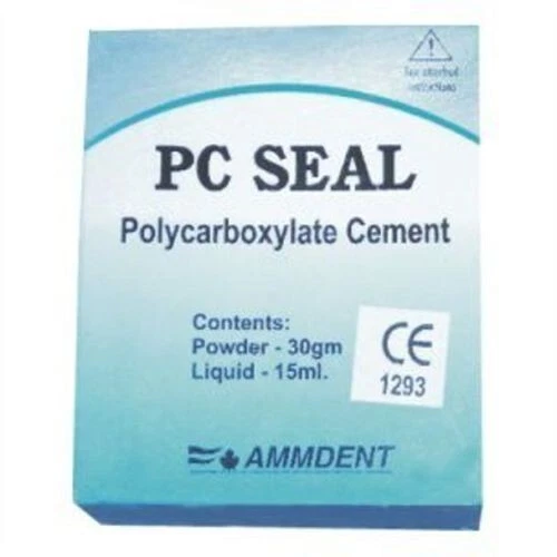 Bioloren DENTAL P C.SEAL POLYCARBOXYLATE CEMENT(AMMDENT) 30gm+15ml pack of 3 FS+