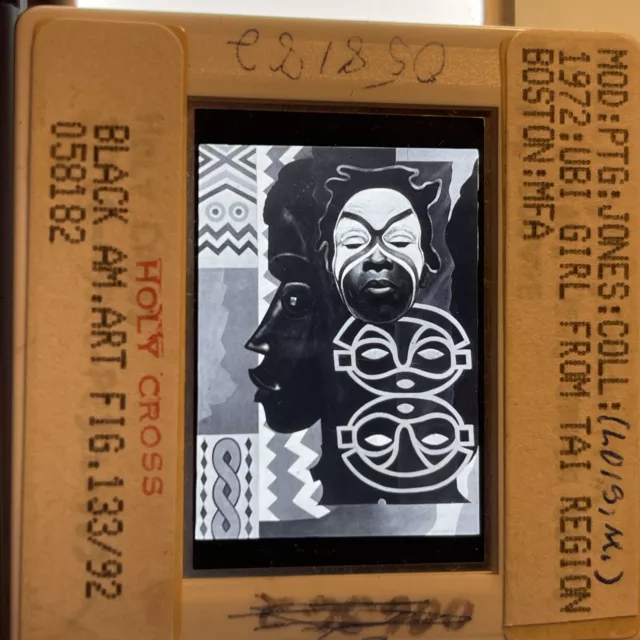 Lois Mailou Jones “Ubi Girl From Tai" African-American Modern Art 35mm Slides