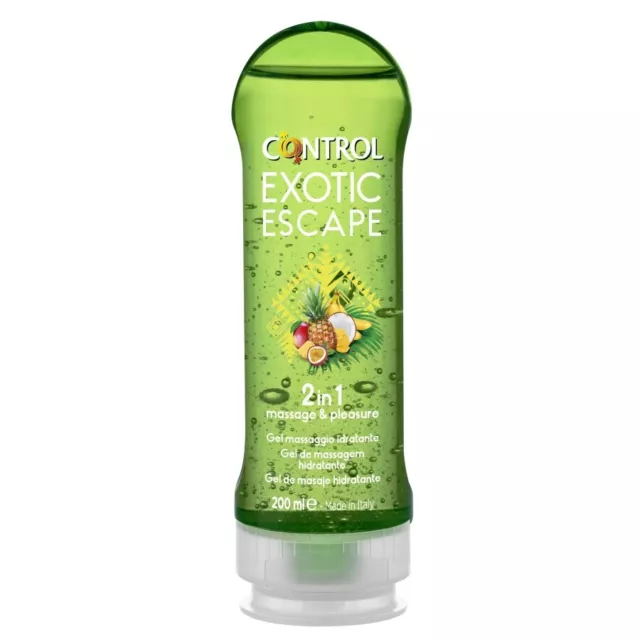 Control Gel Massaggio E Lubrificante 200 Ml. Exotic Escape