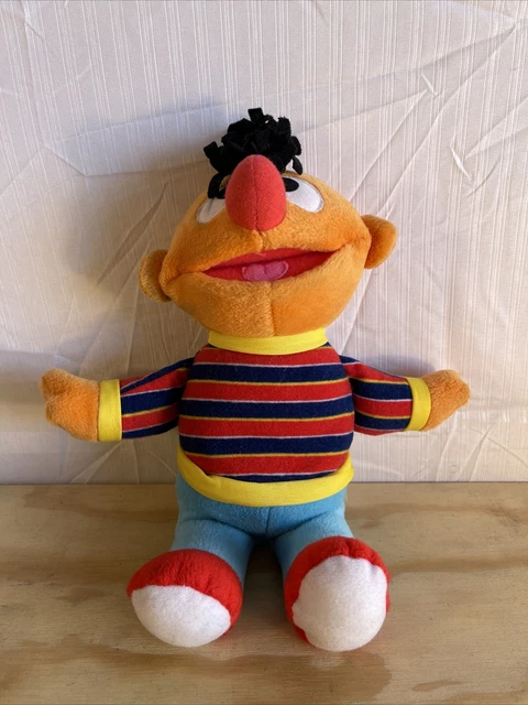 Sesame Street 2002 Ernie Plush Mattel Fisher Price B8511 B8508 Stuffed Toy 10”