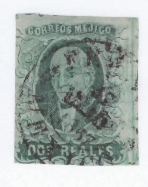 Mexico 1856 Scott#3a 2r used Scott=$40