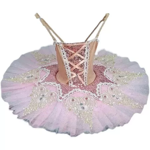 Professional Performance Competition Wear Kids Plum Fairy Ballet Tutu with Hoop 2