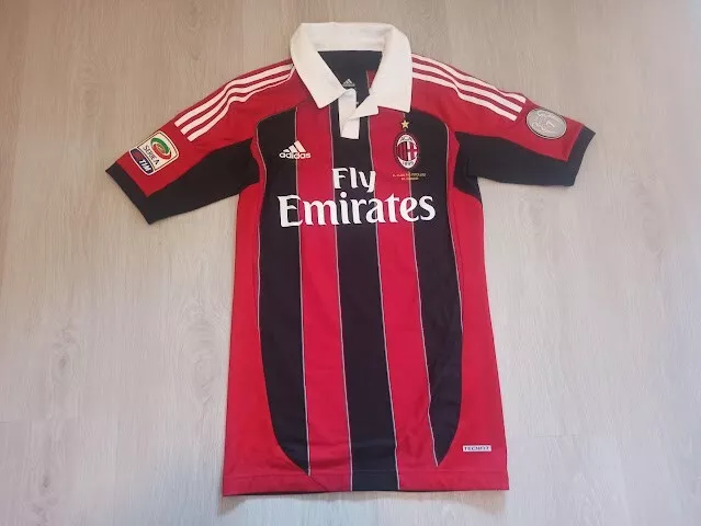 camiseta milan match worn didac techfit size 8 matchworn shirt maglia