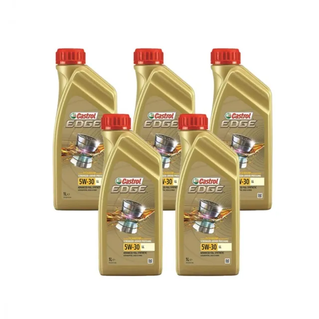 5 Litri Olio Motore Castrol Edge Titanium Fst Longlife Iii 5W30 Ll