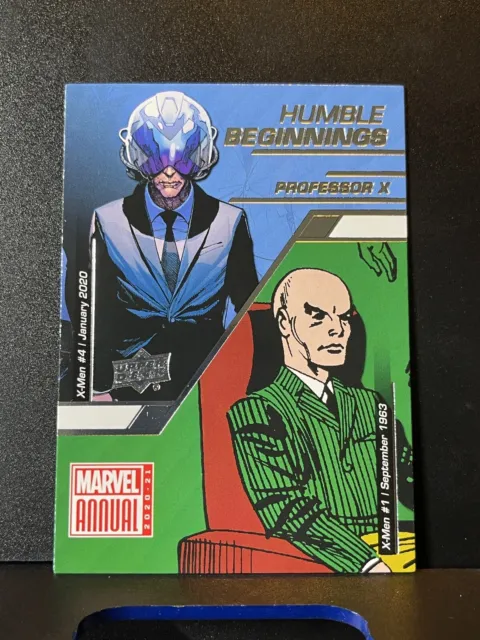 2020-21 2021 Marvel Annual Humble Beginnings Insert - HB-6 Professor X