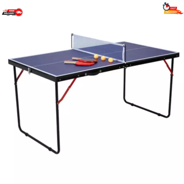 New Portable Tennis Table Folding Ping Pong Table Family Game Set - AU STOCK NEW