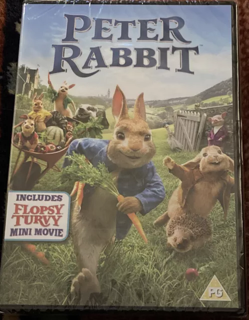 Peter Rabbit (DVD, 2018) UK PAL: Region 2 New/Sealed Free Postage