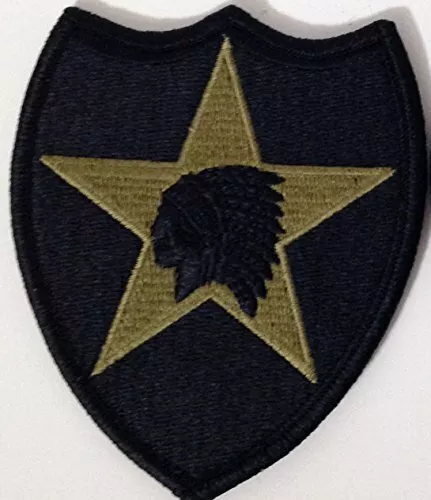 2nd Infantry Division Multicam OCP Scorpion Hook Fastener Patch Made USA