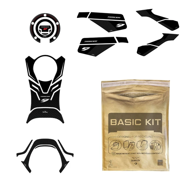 Kit Adesivi Gel 3d Paraserbatoio Serbatoio moto compatibili Yamaha Tracer 9 2023