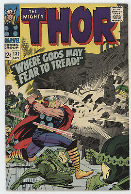 Mighty Thor 132 Marvel 1966 VG FN 1st Ego Living Planet Jack Kirby Stan Lee