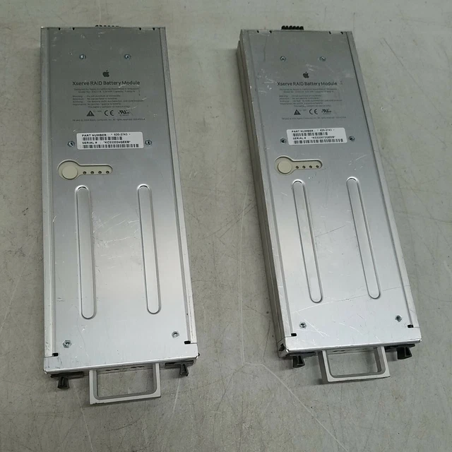 Apple Xserve RAID A1037-A Battery Module *620-2743* LOT OF 2 Apple Xserve RAID A1037-A Battery Module *620-2743* LOT OF 2