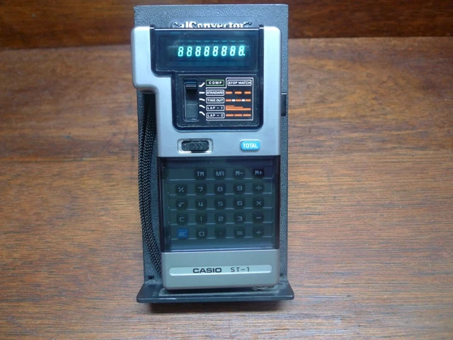 Casio St-1 Rare "Stop Watch" Vintage Calculator Works Perfectly Casio St-1 Rare "Stop Watch" Vintage Calculator Works Perfectly