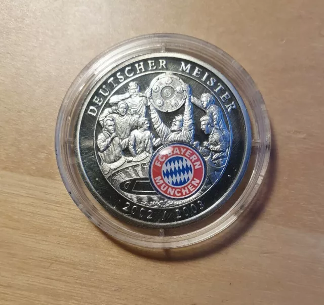 FC Bayern München - Deutscher Meister 2002/2003 Gedenkmünze Medaille