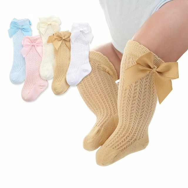 1 Paio Bambino Neonati Ragazze Calzettoni Al Ginocchio Collant Scaldamuscoli R