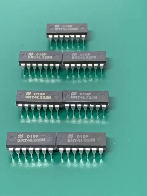 NSC  SN74LS32N Logic, Quad 2-Input Or Gate, 14Dip (LOT OF 7)