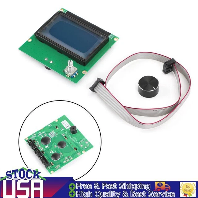 LCD Screen Display Controller With Cable For Creality 3D Ender 3 Pro Ender 5 USA