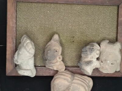 Mexican Pre Columbian Tlatilco Terracotta Nice bust Group lot 6 7