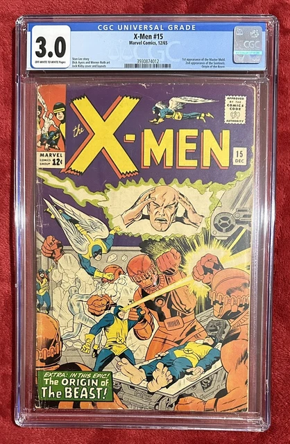 X-Men #15 (1965) CGC 3.0 - 1st app of Master Mold + 2nd app of The Sentinels