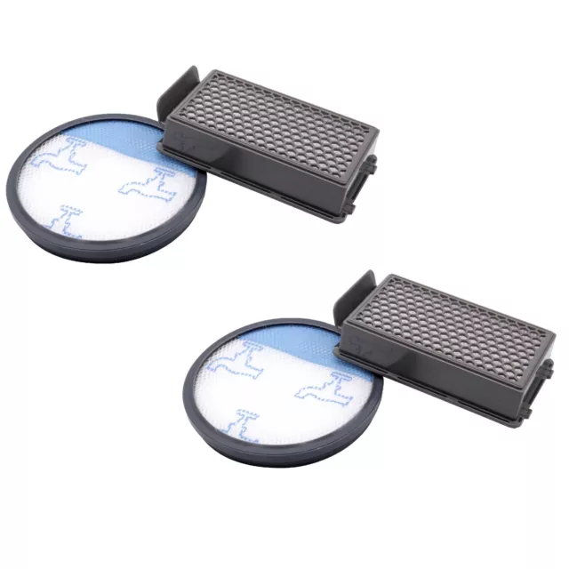 2x Ensemble de filtres hepa pour Rowenta RO3718EA, RO3724EA, RO3731EA